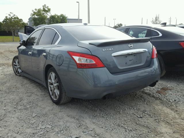 1N4AA5AP7AC861465 - 2010 NISSAN MAXIMA S GRAY photo 3