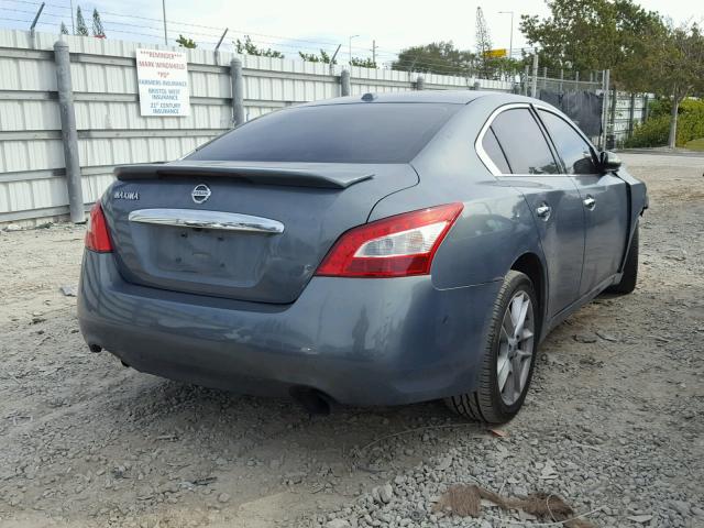 1N4AA5AP7AC861465 - 2010 NISSAN MAXIMA S GRAY photo 4