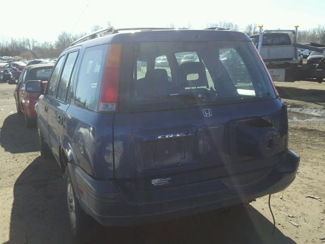 JHLRD1851VC015245 - 1997 HONDA CR-V LX BLUE photo 3