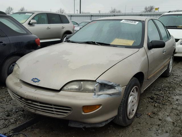 1G1JC5245V7301184 - 1997 CHEVROLET CAVALIER BROWN photo 2