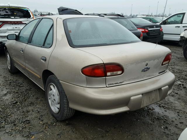 1G1JC5245V7301184 - 1997 CHEVROLET CAVALIER BROWN photo 3