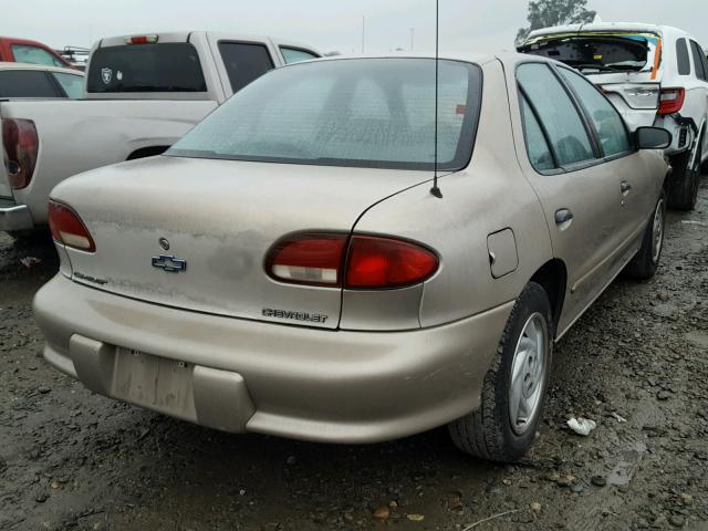 1G1JC5245V7301184 - 1997 CHEVROLET CAVALIER BROWN photo 4