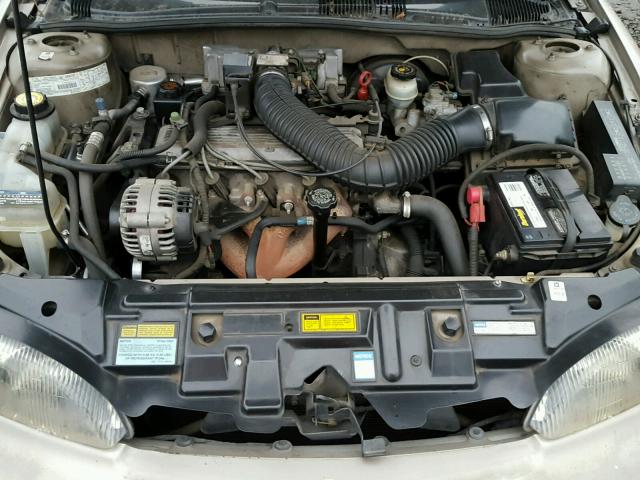 1G1JC5245V7301184 - 1997 CHEVROLET CAVALIER BROWN photo 7