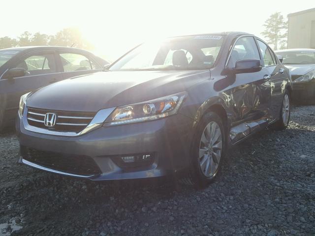 1HGCR2F81EA201632 - 2014 HONDA ACCORD EXL GRAY photo 2