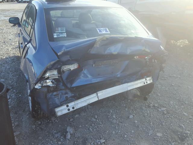 1HGFA16558L081847 - 2008 HONDA CIVIC LX BLUE photo 9