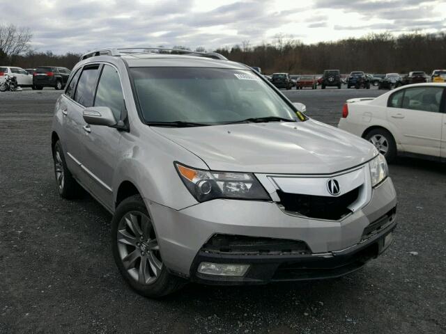 2HNYD2H73AH522973 - 2010 ACURA MDX ADVANC SILVER photo 1