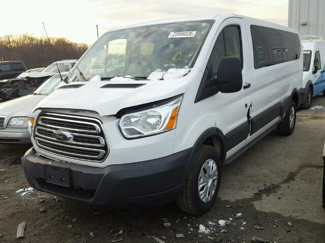 1FBZX2ZM1FKA31425 - 2015 FORD TRANSIT T- WHITE photo 2