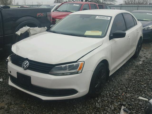 3VW2K7AJ0BM080948 - 2011 VOLKSWAGEN JETTA BASE 白色 照片 2