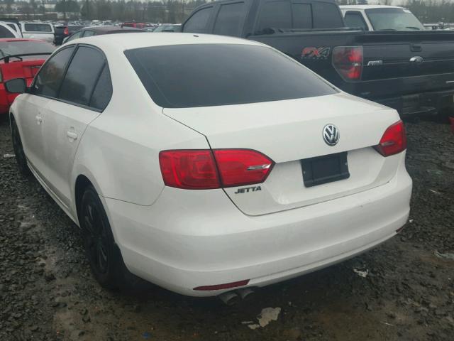 3VW2K7AJ0BM080948 - 2011 VOLKSWAGEN JETTA BASE 白色 照片 3