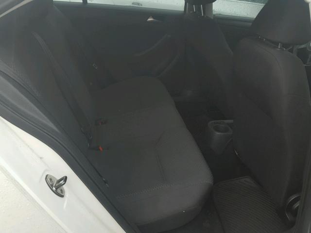 3VW2K7AJ0BM080948 - 2011 VOLKSWAGEN JETTA BASE 白色 照片 6