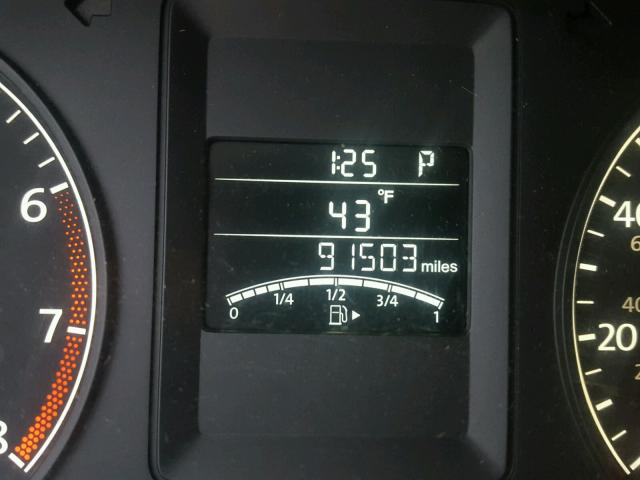 3VW2K7AJ0BM080948 - 2011 VOLKSWAGEN JETTA BASE 白色 照片 8