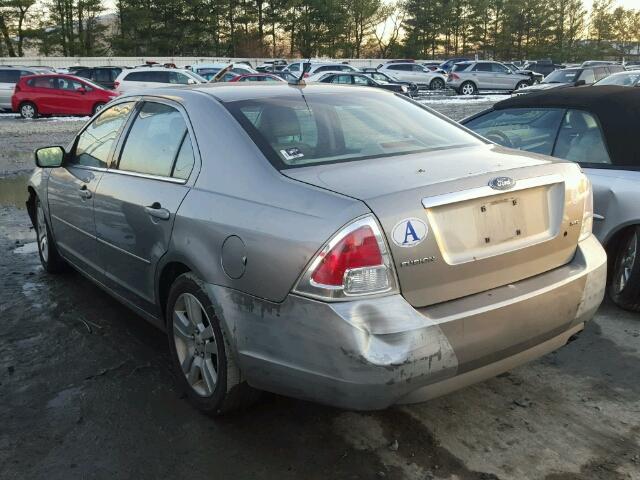 3FAHP08Z98R260948 - 2008 FORD FUSION SEL SILVER photo 3