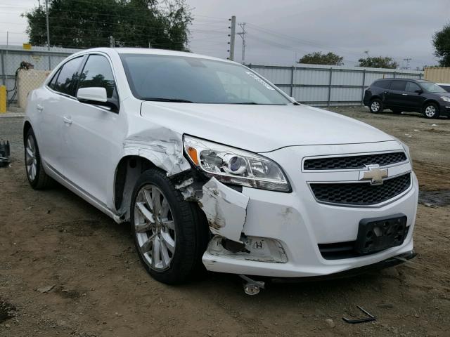 1G11E5SA1DF256152 - 2013 CHEVROLET MALIBU 2LT WHITE photo 1