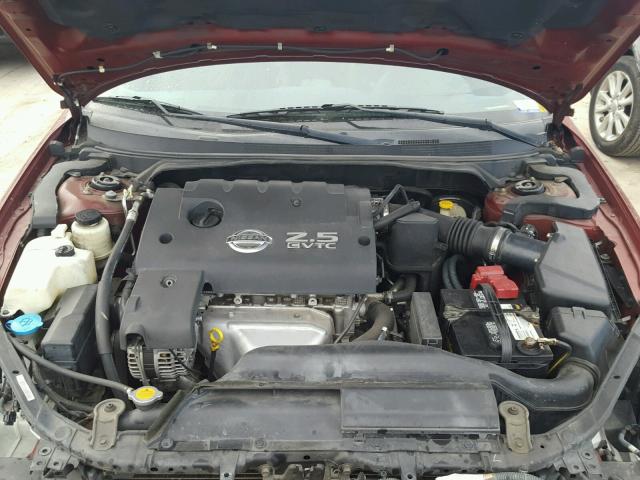 1N4AL11D15C237160 - 2005 NISSAN ALTIMA S RED photo 7