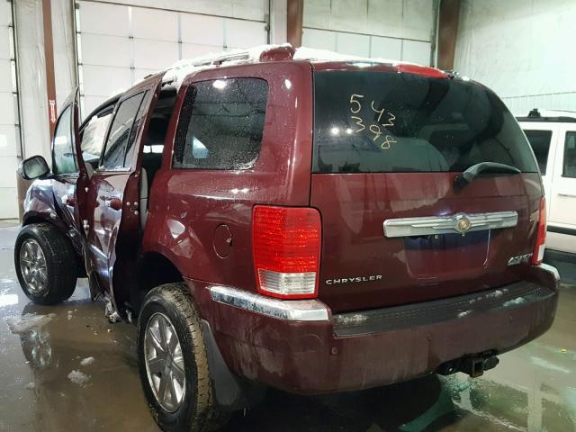 1A8HW58T49F709868 - 2009 CHRYSLER ASPEN LIMI 勃艮第红 照片 3