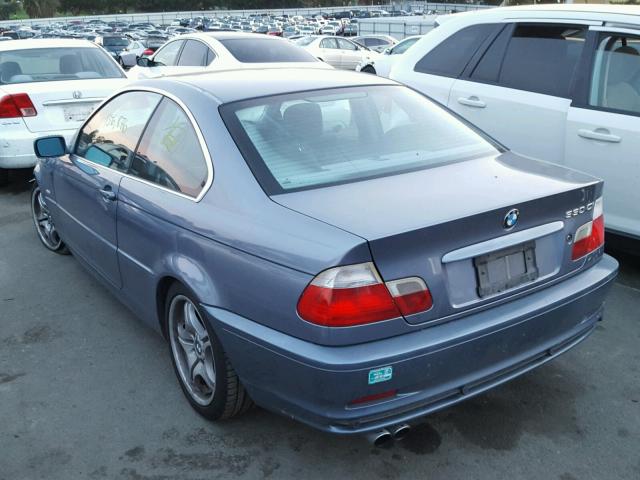 WBABN53483PH04755 - 2003 BMW 330 CI GRAY photo 3