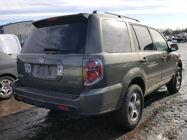 5FNYF18516B028746 - 2006 HONDA PILOT EX GREEN photo 4