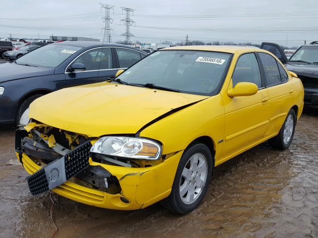 3N1CB51D86L453156 - 2006 NISSAN SENTRA 1.8 YELLOW photo 2