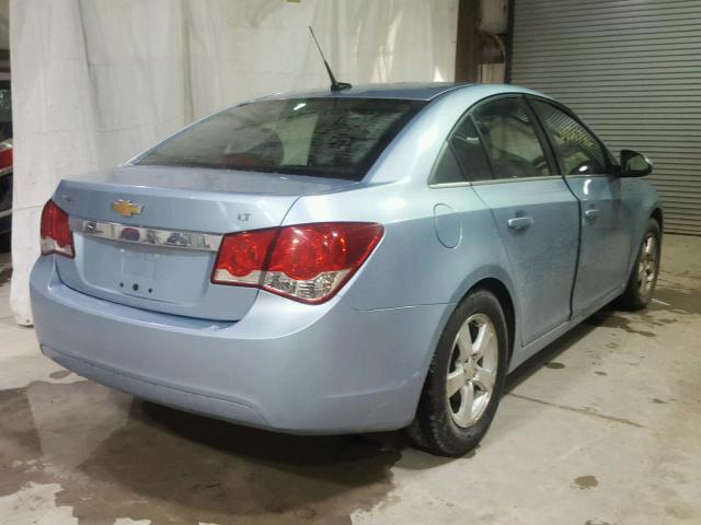 1G1PF5SC2C7144199 - 2012 CHEVROLET CRUZE LT BLUE photo 4