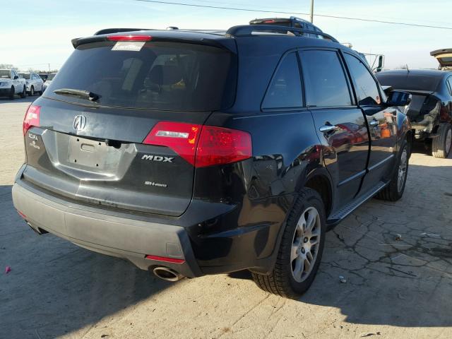 2HNYD286X9H503405 - 2009 ACURA MDX TECHNO BLACK photo 4