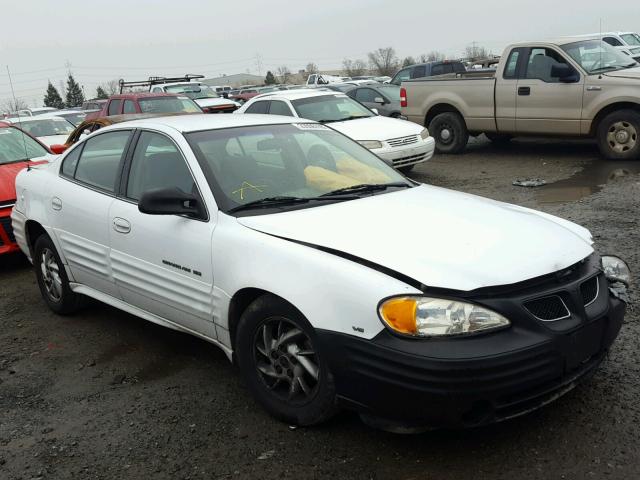 1G2NF52E91C263831 - 2001 PONTIAC GRAND AM S WHITE photo 1