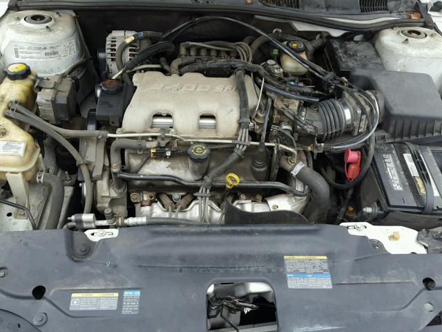 1G2NF52E91C263831 - 2001 PONTIAC GRAND AM S WHITE photo 7