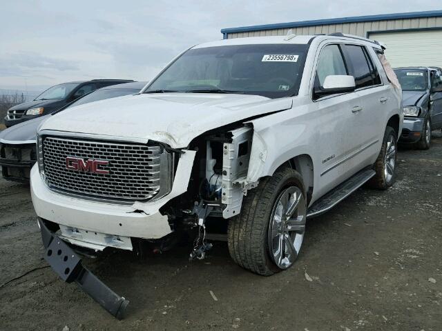 1GKS2CKJ7GR249206 - 2016 GMC YUKON DENA WHITE photo 2