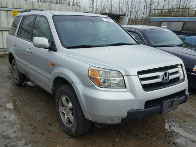 2HKYF18676H506002 - 2006 HONDA PILOT EX SILVER photo 1