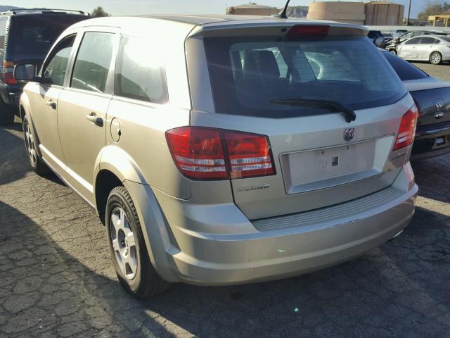 3D4PG4FB1AT158641 - 2010 DODGE JOURNEY SE GOLD photo 3