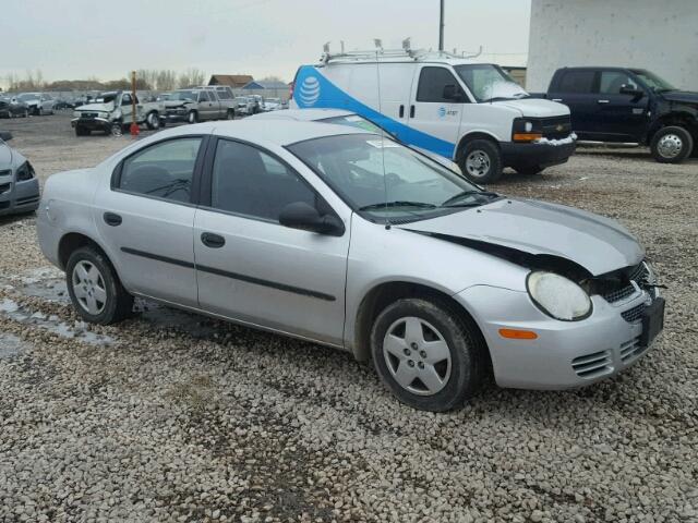 1B3ES26CX4D570830 - 2004 DODGE NEON BASE SILVER photo 1