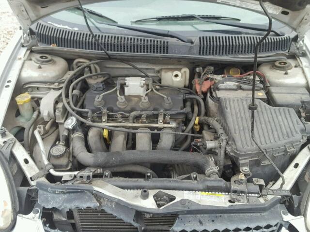 1B3ES26CX4D570830 - 2004 DODGE NEON BASE SILVER photo 7