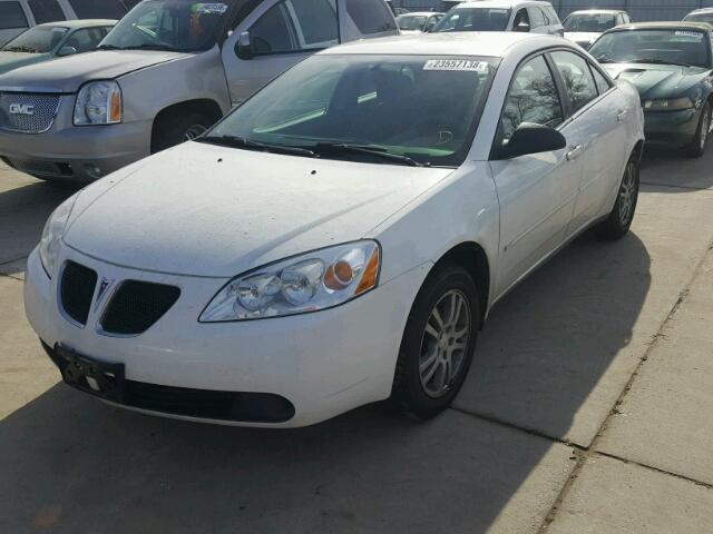 1G2ZF55B164221593 - 2006 PONTIAC G6 SE WHITE photo 2