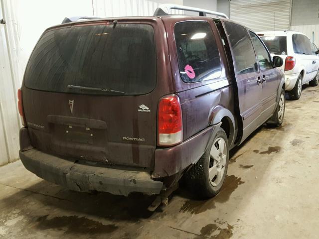 1GMDV33L36D152748 - 2006 PONTIAC MONTANA SV BURGUNDY photo 4