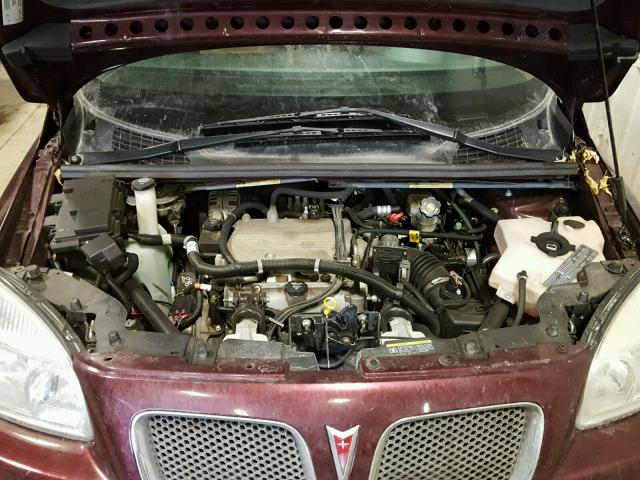 1GMDV33L36D152748 - 2006 PONTIAC MONTANA SV BURGUNDY photo 7