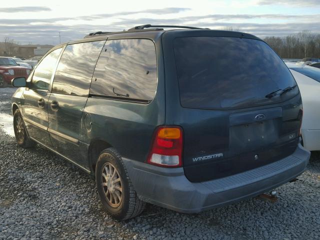 2FMZA5144XBA88655 - 1999 FORD WINDSTAR L GREEN photo 3