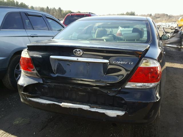 4T1BE30KX6U155892 - 2006 TOYOTA CAMRY LE BLACK photo 9