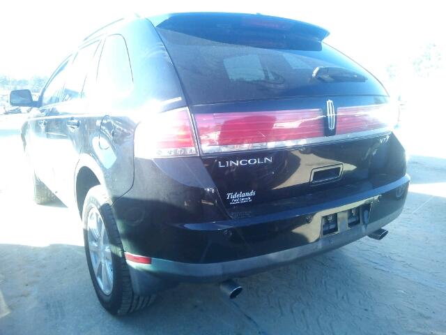 2LMDU68C08BJ33536 - 2008 LINCOLN MKX BLACK photo 3