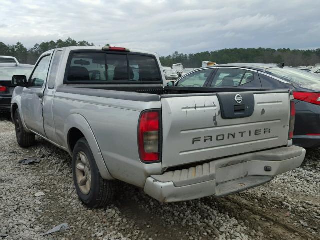 1N6DD26T24C410271 - 2004 NISSAN FRONTIER K SILVER photo 3