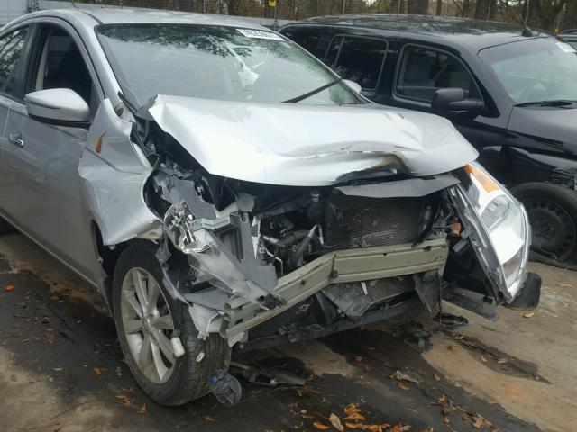 3N1CN7AP6FL900659 - 2015 NISSAN VERSA S SILVER photo 9