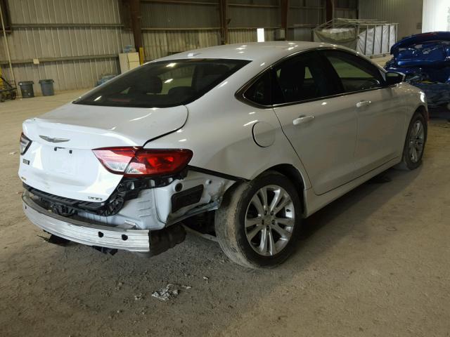 1C3CCCAB5GN106466 - 2016 CHRYSLER 200 LIMITE WHITE photo 4