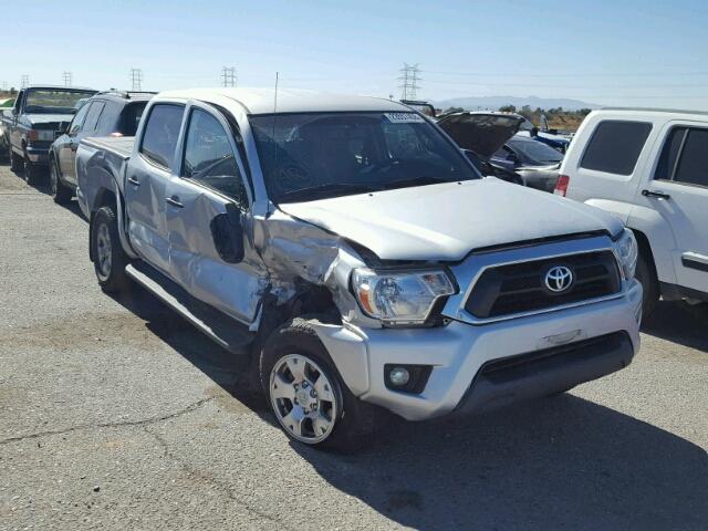 5TFJX4GN4DX020466 - 2013 TOYOTA TACOMA DOU SILVER photo 1