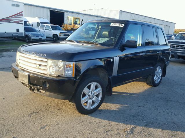 SALME11444A144315 - 2004 LAND ROVER RANGE ROVE BLACK photo 2