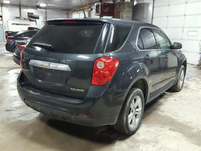 2GNALBEK2C1304769 - 2012 CHEVROLET EQUINOX LS GRAY photo 4