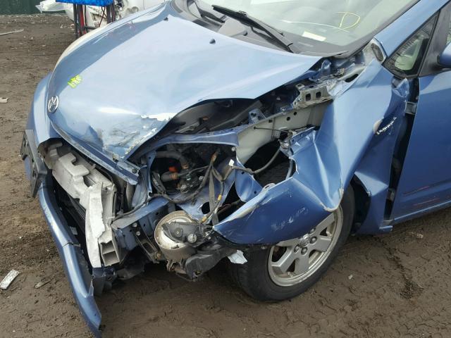 JTDKB20U177551282 - 2007 TOYOTA PRIUS BLUE photo 10