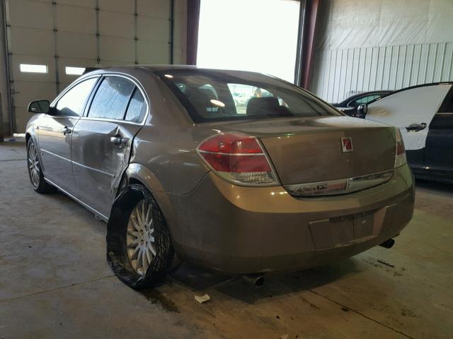 1G8ZV57797F162039 - 2007 SATURN AURA XR BEIGE photo 3