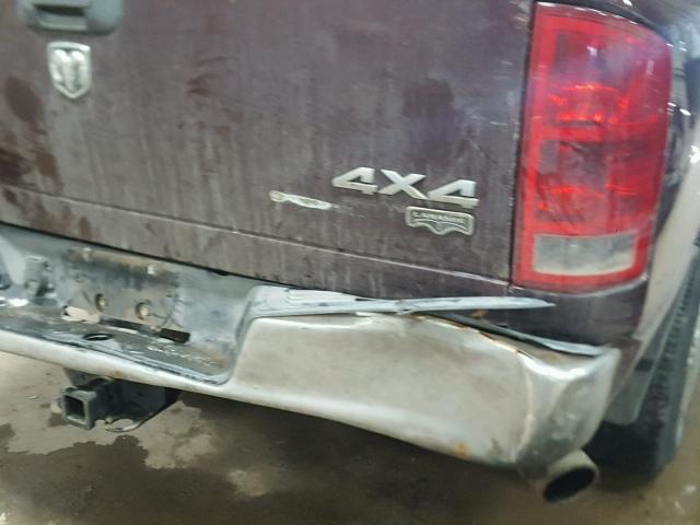 3D7KS28C65G830374 - 2005 DODGE RAM 2500 S Tünd qırmızı foto 9