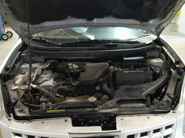 JN8AS58T08W009868 - 2008 NISSAN ROGUE S SILVER photo 7