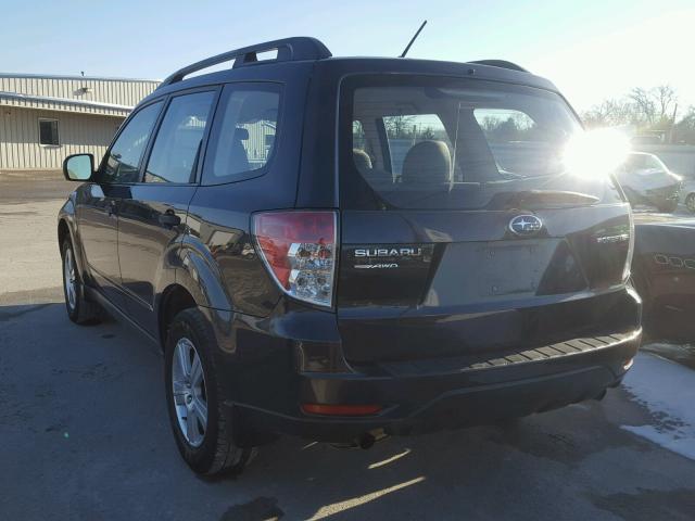 JF2SHBBCXCH422837 - 2012 SUBARU FORESTER 2 CHARCOAL photo 3