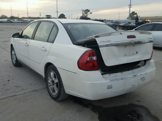 1G1ZT54885F204263 - 2005 CHEVROLET MALIBU LS WHITE photo 3