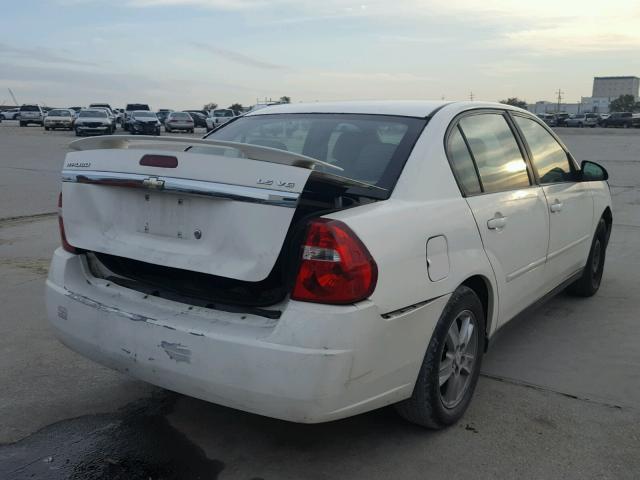 1G1ZT54885F204263 - 2005 CHEVROLET MALIBU LS WHITE photo 4